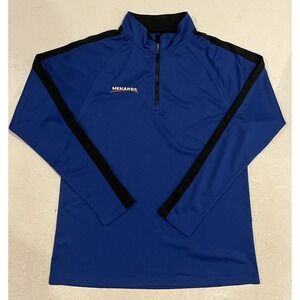 Mens Menards Employee Sales Associate 1/4 Zip Pullover Longsleeve Shirt Size XLT
